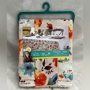 NEW The Pioneer Woman Willow Tablecloth, 60"W x 84"L